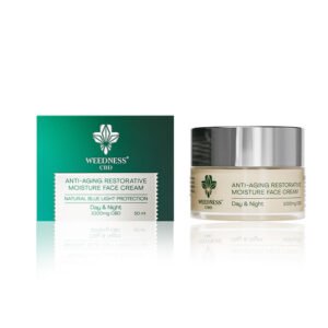 Crema facial anti-edad 24h | 1000mg CBD 50ml WEEDNESS
