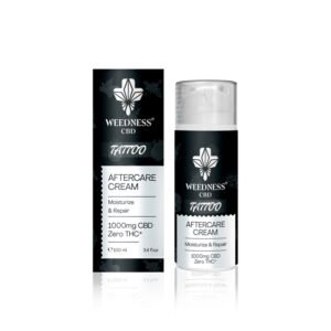 Crema reparadora para tatuajes frescos con 1000mg CBD 100ml WEEDNESS