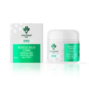 Sport Bálsamo de alivio muscular 3000mg CBD WEEDNESS
